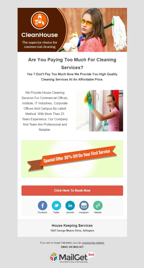 Email Marketing Best Practices House Keeping Service