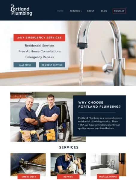 Email Marketing for Plumbers Example 1